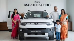 Maruti Escudo (Victoris) 2025 भारत में लॉन्च: स्टाइलिश डिजाइन, 28 kmpl तक माइलेज, CNG-हाइब्रिड ऑप्शन और 5-स्टार सेफ्टी रेटिंग के साथ ₹10.50 लाख से शुरू।